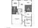 Detailed floor plan showcasing the layout of this home with primary bedroom, kitchen, and two-car garage at 4709 Woodland Ave # Lot 22, Las Vegas, NV 89121