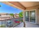 A balcony provides an outdoor living space with neighborhood views at 4725 Basilicata Ln # 204, North Las Vegas, NV 89084