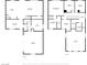 This floor plan shows the layout of the first and second floors at 5425 Pride Mountain St, North Las Vegas, NV 89031