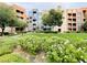 Beautiful landscaping complements the exterior of this colorful condominium community at 62 E Serene Ave # 115, Las Vegas, NV 89123