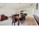 Spacious dining area, perfect for hosting gatherings and enjoying meals with Gathering at 7465 Widewing Dr, North Las Vegas, NV 89084