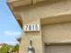 Close-up of the house number '7815' displayed on the exterior of the residence at 7815 Shingle Beach St, Las Vegas, NV 89166