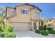 Inviting two-story home showcases a two-car garage and appealing exterior design at 7963 Cape Brett St, Las Vegas, NV 89131