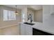 Eat-in kitchen with modern finishes including stainless sink and faucet, and natural light at 9050 W Warm Springs Rd # 1117, Las Vegas, NV 89148