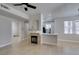 Spacious open-concept living area with recessed lighting and neutral paint at 9050 W Warm Springs Rd # 1117, Las Vegas, NV 89148