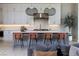Modern kitchen with large island at 10781 Agate Cliffs Ave, Las Vegas, NV 89135