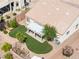 Backyard features covered patio and mature landscaping at 1515 Horizon Crest Ct, Henderson, NV 89012