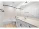 Bright bathroom with vanity, drawers, and bathtub at 1515 Horizon Crest Ct, Henderson, NV 89012