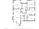 This floor plan showcases a practical layout with connected living spaces and clearly defined bedrooms and bathrooms at 1515 Horizon Crest Ct, Henderson, NV 89012