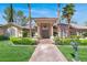 Charming one-story residence boasting a covered entry and mature landscaping, adding elegance at 1813 Skyline Dr, Las Vegas, NV 89117