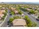 Overhead view of a home in residential neighborhood at 2008 Aspen Oak St, Las Vegas, NV 89134