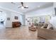 Open-concept living area featuring a piano and comfortable seating at 2008 Aspen Oak St, Las Vegas, NV 89134