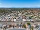 Wide-angle aerial view of the neighborhood with the home's address noted on the image at 217 Turkey Creek Way, Henderson, NV 89074