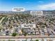 Aerial view of the neighborhood with the home's address noted on the image near nearby attractions at 217 Turkey Creek Way, Henderson, NV 89074