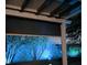 View of the privacy screen on the covered patio in the backyard at 217 Turkey Creek Way, Henderson, NV 89074