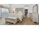 Bright bedroom with luxury furniture and hardwood floors at 2309 Prometheus Ct, Henderson, NV 89074
