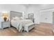 Spacious bedroom with luxury furniture, closet and hardwood floors at 2309 Prometheus Ct, Henderson, NV 89074