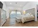 Bright bedroom with luxury furniture, closet and hardwood floors at 2309 Prometheus Ct, Henderson, NV 89074