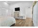 Spacious bedroom with luxury furniture, closet and hardwood floors at 2309 Prometheus Ct, Henderson, NV 89074