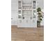 Stylish built-in cabinets with glass doors and decorative elements, complemented by modern hardware at 2309 Prometheus Ct, Henderson, NV 89074