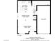 First floor plan showing kitchen, dining room, living room and garage with dimensions at 2773 Green Envy Ave # 245, North Las Vegas, NV 89086