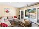 Cozy bonus room with comfortable seating and a view of the pool at 2829 Via Florentine St, Henderson, NV 89074
