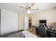 Cozy bedroom with closet and space for a desk at 3121 Fontana Colony Ct, North Las Vegas, NV 89031