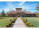 Elegant community clubhouse with landscaped walkway, offering a welcoming space for residents and events at 3185 Mura Del Prato Ave, Henderson, NV 89044