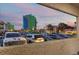 Enjoy the city view from the unit overlooking a parking lot at 4200 S Valley View Blvd # 1007, Las Vegas, NV 89103