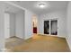 Empty bedroom with carpet floors, white walls, and a mirrored closet sliding door at 4525 Dean Martin Dr # 2109, Las Vegas, NV 89103