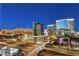 Nighttime lights bring this panoramic view of the Las Vegas strip to life from above at 4525 Dean Martin Dr # 2109, Las Vegas, NV 89103