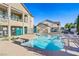Relaxing community pool and spa area perfect for enjoying sunny days and leisure at 5171 Lindell Rd # 201, Las Vegas, NV 89118