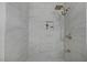Modern shower with a rainfall showerhead and built-in niche for storage at 5171 Lindell Rd # 201, Las Vegas, NV 89118