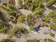 Aerial view of homes in a wooded area at 5230 Whispering Robin Ln, Mount Charleston, NV 89124