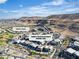 Aerial view of a modern home in Mesa Park, nestled against a mountain backdrop at 5364 Succulent Rose Dr, Las Vegas, NV 89135