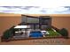 Contemporary home showcasing a backyard with a pool, hot tub, pergola, and desert landscaping at 5364 Succulent Rose Dr, Las Vegas, NV 89135