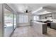 Bright kitchen featuring grey cabinetry, white countertops, and stainless steel appliances at 5639 Guiding Star Cir, North Las Vegas, NV 89031