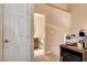 Hallway featuring access to a bathroom and a coffee bar at 67 Dow Jones St # 2, Henderson, NV 89074