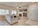 Comfortable living room with lots of natural light, fireplace, and tile entryway at 67 Dow Jones St # 2, Henderson, NV 89074