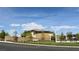 Neighborhood park with seating, landscaping, and a view of a home in the community at 754 Agate Hills St, Las Vegas, NV 89138