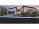 Modern home with sleek design, well-manicured landscaping, and a welcoming entrance at 826 Bolide St, Las Vegas, NV 89138