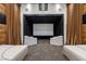 Immersive home theater features comfortable seating, a large screen, and surround sound, perfect for entertainment at 9 Clear Crossing Trl, Henderson, NV 89052