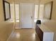 Bright foyer with wood floors and a stylish console table at 1006 Winding Hill St, Henderson, NV 89002