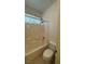 Well-maintained bathroom featuring a shower-tub combination and a standard toilet at 10066 Golden Bluff Ave, Las Vegas, NV 89148