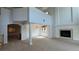 Bright living room with a fireplace and high ceilings at 10066 Golden Bluff Ave, Las Vegas, NV 89148