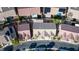 Aerial shot showcases the neighborhood layout and the property's location at 11082 Sospel Pl, Las Vegas, NV 89141