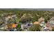Aerial view of a suburban neighborhood with mature trees and lush landscaping at 15 Pheasant Ridge Dr, Henderson, NV 89014