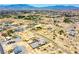 Community aerial view showing homes and lots in a desert landscape, promoting space and future development at 1801 S Manzanita Dr, Pahrump, NV 89048