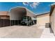 Metal carport with car parked in it at 1801 S Manzanita Dr, Pahrump, NV 89048