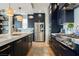 Modern kitchen showcasing custom cabinets, stainless steel appliances, and a large kitchen island at 2750 Evolutionary Ln, Las Vegas, NV 89138